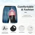 thumbnail image 5 of Daiia Dog in Hairdresser Mens Swim Trunks Swim Shorts Quick Dry Swim Shorts with Mesh Lining Pockets-XX-Large, 5 of 9