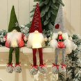 thumbnail image 2 of 16" Gnomo de Navidad iluminado hecho a mano escandinavo sueco Tomte Gnomos Santa Elf, 2 of 5