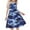 Blue, variant on 13-14 Years Girls Camouflage Print Dress Sleeveless Girls Summer Spring Dress 5-12Y