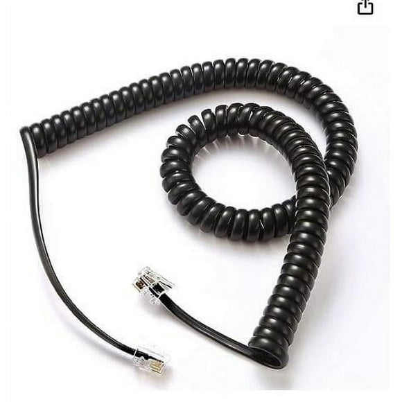 EASTIN 2pcs Telephone Cords Phone Cords Handset Cords Coiled Telephone Handset Cord