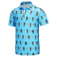 thumbnail image 3 of CONZONE Mens Polo Shirt Short Sleeve Casual Polo Shirt for Men Hawaiian Graphic Y2K Breathable Slim Fit Cozy Summer Golf Shirts, 3 of 3