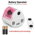 thumbnail image 6 of SUWU Electric Pencil Sharpener, Automatic Sharpener Fit for No.2 and 6-8 mm Pencils, Electric Sharpener with Auto Stop - Pink, 6 of 7