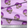 thumbnail image 3 of Soimoi Rayon Fabric Leaves & Floral Block Decor Fabric Printed Yard 56 Inch Wide, 3 of 3