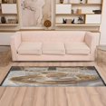 thumbnail image 6 of Runner Rug Classical Design Latte Painting Style Modern Pattern 72x23.5in Indoor Washable Runner Rug, 6 of 8