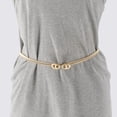 thumbnail image 2 of Cadenas de cintura elegantes de primavera de 1 pieza de Bargains Únicos, cordón ajustable para mujeres en tono dorado, 2 of 6