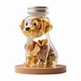 thumbnail image 2 of Nebwoak Airtight Pet Treat Storage Canister - Food-Safe, Large Capacity Stylish Container for Dogs & Cats, Locks Freshness, Clutter-Free Organizer for Home Countertop, 2 of 3