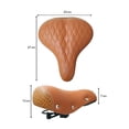 thumbnail image 2 of Asiento Para Bicicleta Montaña Ultra Confortable Textura Rombos Café PIAGO 10759, 2 of 6