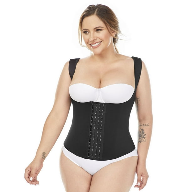 MariaE FL100 | Fajas Colombianas Chaleco Corrector de Postura | Uso Diario | Powernet MARIAE FAJAS MRE-FL100