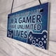 thumbnail image 3 of Placa De Madera I'M A Gamer Novedad Placa Colgante De Puerta Regalo Para Home Coffee House Bar Sweethay HA029685-00, 3 of 6