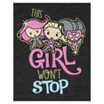 thumbnail image 6 of Marvel Girls' This Girl Won't Stop Chibi Superheroes Glitter Kids T-Shirt, 6 of 6