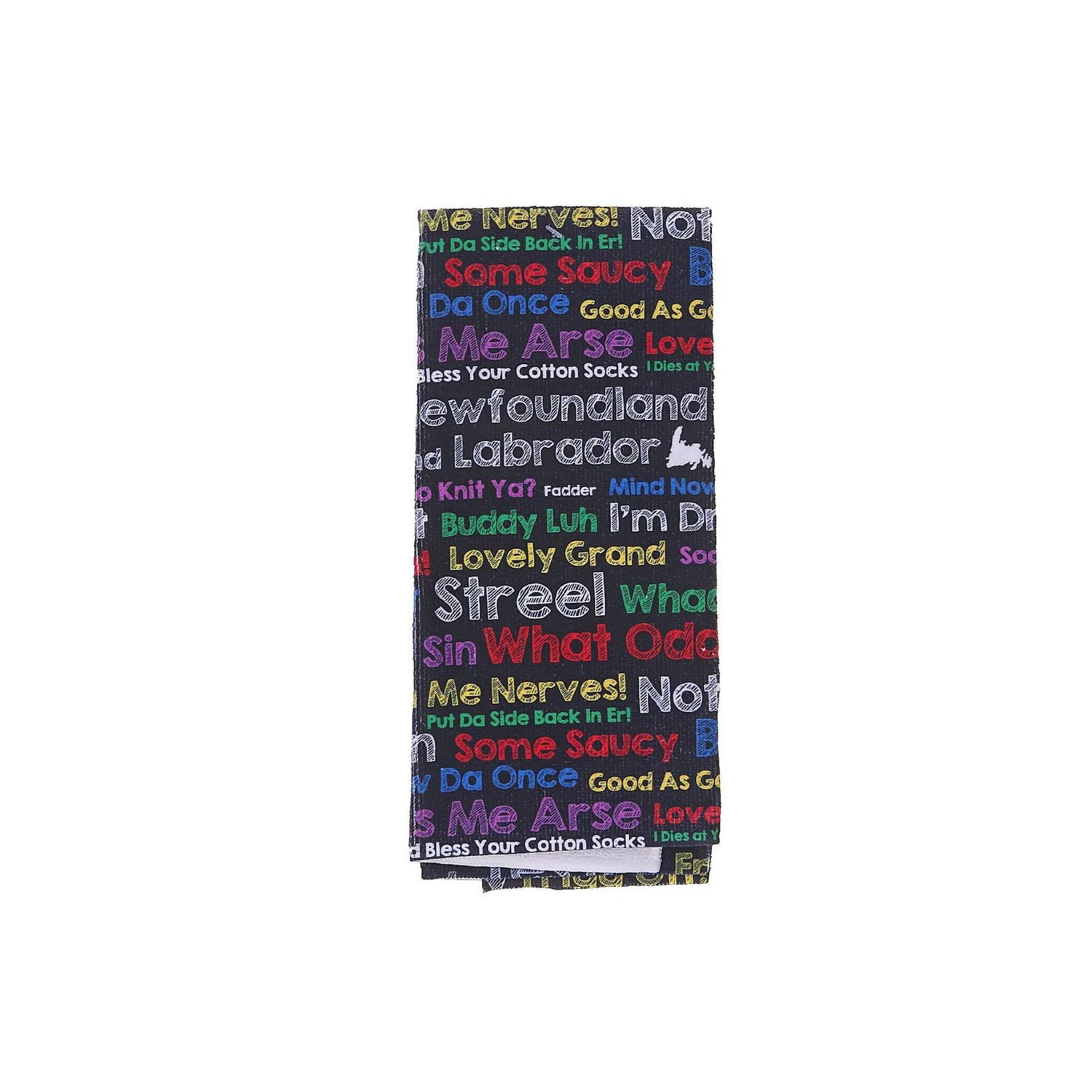 IH Casa Decor Microfibre Hand Towel Colorful Sayings - Set of 6