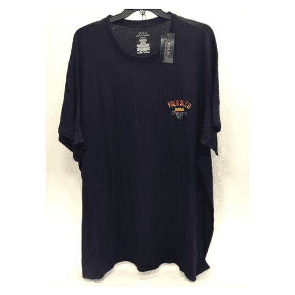 Polo Ralph Lauren Classic Fit RL CO Logo Jersey Short Sleeve Tee, Navy, 3X