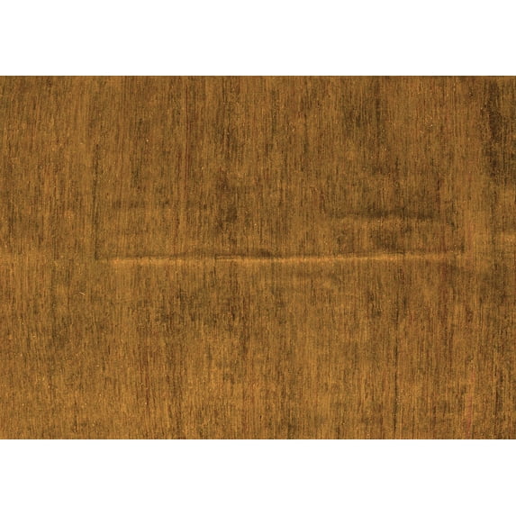 Ahgly Company Indoor Rectangle Abstract Orange Modern Area Rugs, 6' x 9'