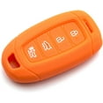thumbnail image 3 of LIGHTKOREA 4 Button Silicone fob Remote Smart Key Case Protector Cover Accessories Compatible with Hyundai 2018 2019, 3 of 5