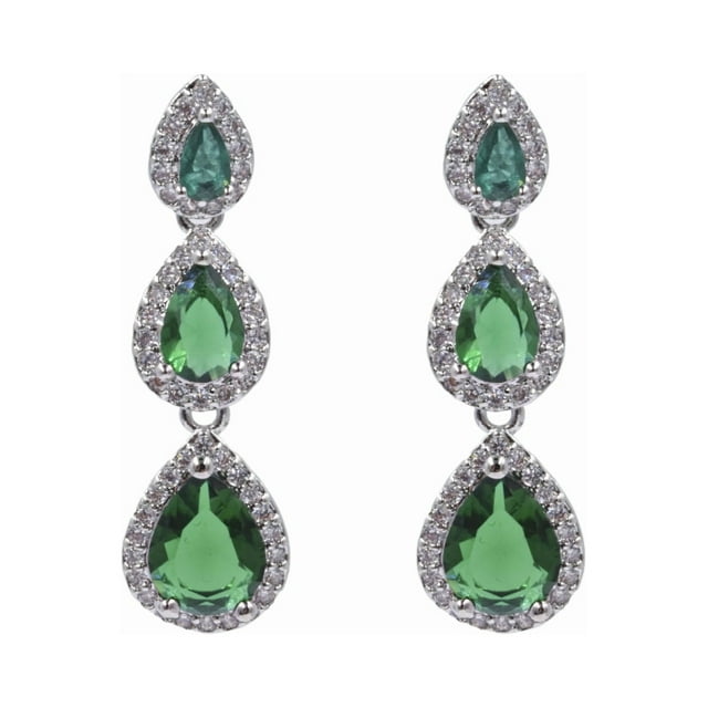 Aretes Colgantes Gotas De Fiesta Con Cristal Arette Accesorios Temporada