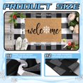 thumbnail image 3 of Juego de felpudos Duraaamo Winter Coir Outdoor Snowflake Christmas, 3 of 6