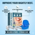 thumbnail image 4 of Mouth Guard for Grinding Teeth at Night, Soft Moldable Night Guards for Teeth Grinding & Clear Mouth Guard for Sleeping 4 Pack, 4 of 8