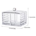 thumbnail image 2 of Cotton Pad Box Creative Clear Multipurpose Cotton Pad Organizer Makeup Organizer, 2 of 8
