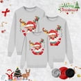 thumbnail image 5 of Gyexs Matching Christmas Shirts - Family Christmas Sweaters Funny, Festival Holiday Xmas Pullover Tops Soft Comfy Women's Fashion (Kid, Grey, 2-3 Years), 5 of 5
