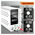 thumbnail image 2 of 120V 3A USB DC Switching Power Supply Lab Adjustable Voltage Regulator 30V 10A Stabilizer Switch Bench Power Source ,Voltage Consistency, 2 of 7