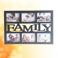 thumbnail image 3 of Collage Family Picture Frame Plastic Photo Frame Displays Six 4x6 Inch Pictures (Black), 3 of 6
