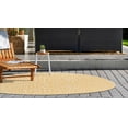 thumbnail image 4 of Jill Zarin Outdoor Collection Area Rug - Cape Town (10' 8" Round Yellow Ivory/Ivory), 4 of 9