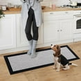 thumbnail image 6 of Kitchen Rugs and Kitchen Mats — Non-Slip,Absorbent Runner Rugs for The Floor,Washable Mats Designed for Use in Front of The Sink, Laundry Room,Hallway, Foyer,and Doormat Runner(Black,20x47), 6 of 6