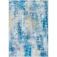 thumbnail image 2 of Wondo Washable Abstract Area Rug, 7x10 Navy Modern Living Room Carpet, Non-Slip Non-Shedding Bedroom Rug, Indoor Rugs, Stain Resistant Rug for Dining Room and Dorm, 2 of 8