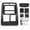 For 1997-2002 Jeep Wrangler TJ, variant on PIT66 Dash Cover Panel Kit Fit for 1997-2002 Jeep Wrangler TJ 95-6549 Black Double Din Radio Dash Mounting Bezel