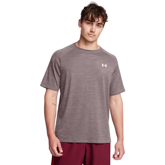 Men's Under Armour Tech Textured Short Sleeve Tee Color: Tetra Gray Size: S