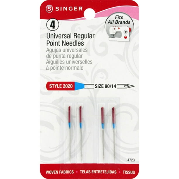 SINGER Universal Regular Point Machine Needles-Size 14/90 4/Pkg