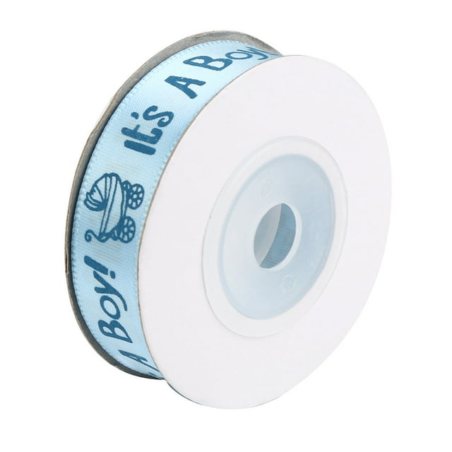 Dvkptbk Bows & Ribbons 10 Yards It's A Boy Girl Baby Shower Ribbon Grosgrain Ribbon Gift Belt Decor Home Decor on Clearance