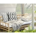 thumbnail image 2 of LR Home Black and White&nbsp;Geometric&nbsp; Throw Pillow, 2 of 8