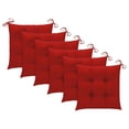thumbnail image 6 of vidaXL 1/2/4/6/8x Solid Wood Teak Patio Chairs with Cushions Multi Colors, 6 of 11