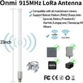thumbnail image 2 of Antenne Lora 915 MHz pour Télé Extérieure avec Accessoires Inclus, Portée de Réception 10 dBi, Neuve, 10 Unités, Paquet, 2 of 6
