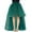 Dark Green, variant on RUTAYY Women Mesh Layered High Low Hem Skirt Casual Performance A-Line Midi Skirt With Flowy Elegant Outfit Solid Color Smocked Boho Pleated Skirts