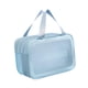 thumbnail image 5 of Bolsa de aseo de viaje, estuche para kit de lavado, bolso ligero multifuncional, organizador de cosméticos para mujer, bolsa de cosméticos de PVC para Color Azul M, 5 of 8