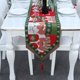 thumbnail image 2 of 2 caminos de mesa navideños Caminos de mesa navideños Falda de mesa navideña Camino de mesa navideño para mesa decorativa de escritorio Cena Fiesta, 2 of 5