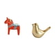 thumbnail image 5 of Figura Coleccionable De Caballo De Dala Sueco Y Pájaros Dorados, Ideal Para La Decoración Moderna Del Hogar: Estantería, Armario, Repisa De La Chimenea, Sala De Estar., 5 of 8