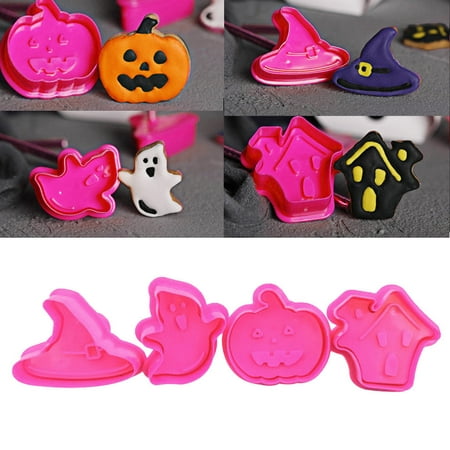

Yohome 4pcs/set Halloween B iscuit Cookie Cutters B iscuit