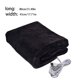 thumbnail image 2 of Naiovety Manta de calefacción USB, cama de 3 velocidades, chal de felpa suave, cálido, Camping, coche, alfombra, ajustes de temporizador, ropa Suministros térmicos Negro, 2 of 6