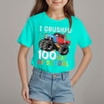 thumbnail image 2 of 100 Days of School Shirt for Toddler School T Shirt Kids Happy 100th Day Tshirt Boys Girls Gift Tees Tops 100 Days of School Shirt Girls, 2 of 4