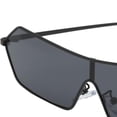 thumbnail image 4 of Gafas de sol cuadradas retro Yuyangstore para mujer Gris negro, 4 of 7