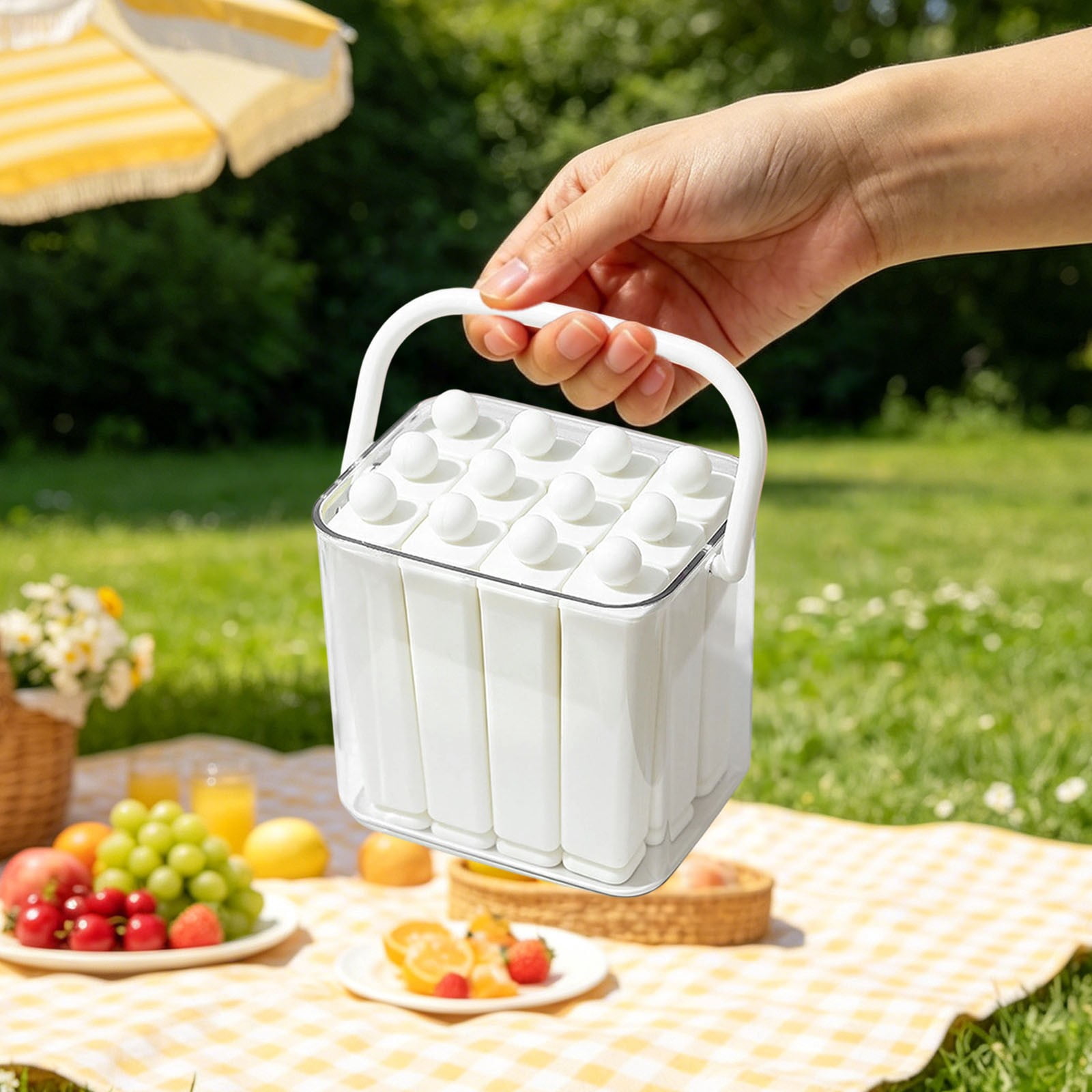 Ice Stick For Homemade And Easy Release Silicone Ice Maker For Summer Drinks And Desserts Parts Freezer Ice Holder Slow Melting Ice Cubes Small Ice Stacking Trays with Silicone Freezer Sphere Ice