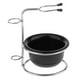 thumbnail image 5 of Soporte de Brocha de Afeitar de Metal de con Taza de Plástico Negro para Afeitarse para , Peluquero, 5 of 7