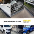 thumbnail image 7 of ONINE Clutch Running Boards Custom Fit 2020-2024 Jeep Gladiator JT 4 Doors Side Steps Nerf Bars, 7 Inch Wide Texture Black, 7 of 7