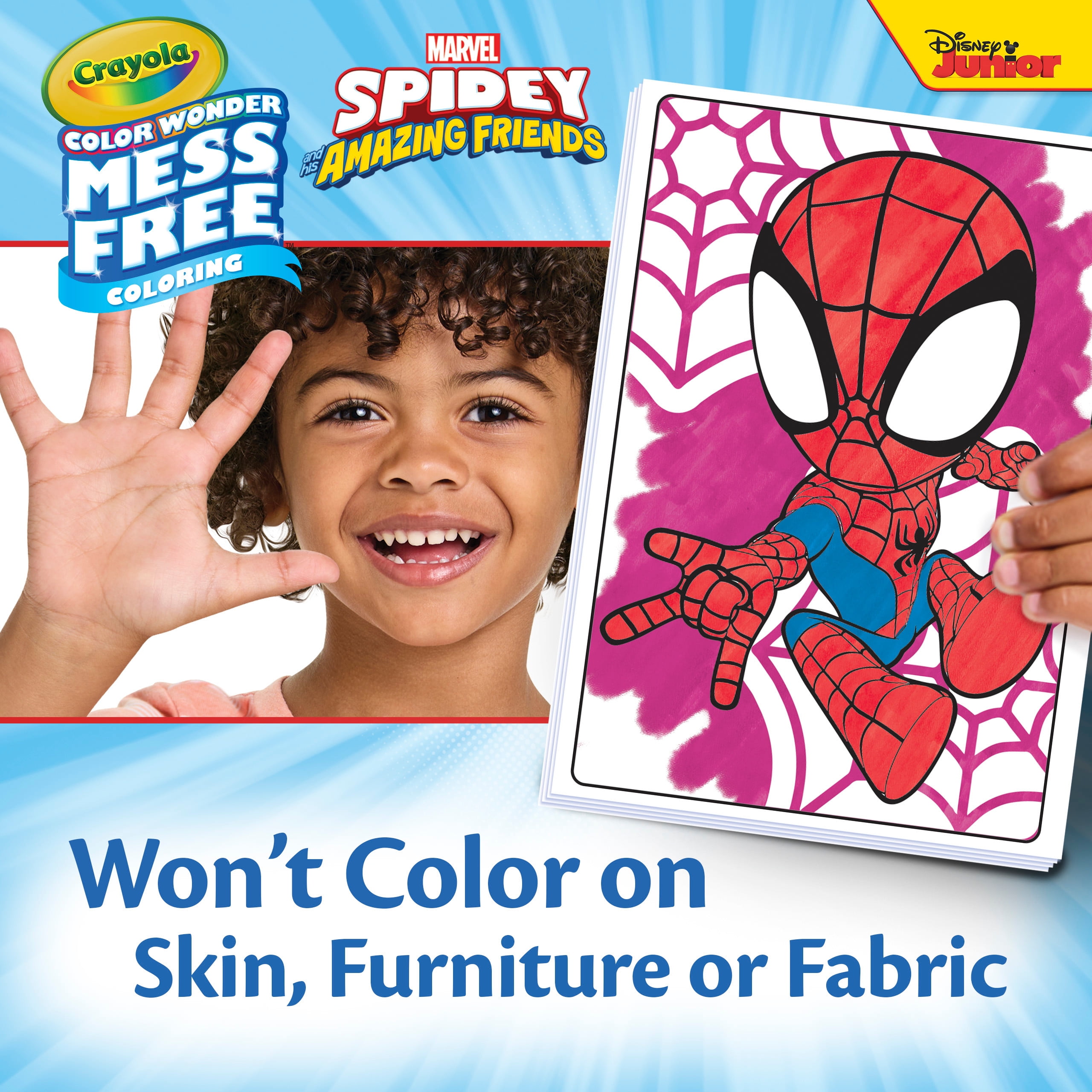 (2 pack) Crayola Color Wonder Spidey & His Amazing Friends Mini Box Set, Toddler Craft, Spiderman Gift for Kids, 3+
