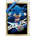thumbnail image 4 of Sonic The Hedgehog 3 - Sonic Wall Poster, 14.725" x 22.375" Framed, 4 of 5
