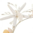 thumbnail image 3 of unbranded White Seashell Bridal Headpiece Mermaid Style Headband for Wedding Events, 3 of 8