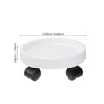 thumbnail image 5 of Zyler - Flower Pot Base Circular Flowerpot Tray Saucers Trays For Plants, 5 of 6